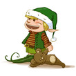 la peluche et le lutin