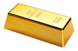 Gold bar isolated with clipping path Gold bar isolated with clipping path