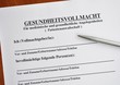 Gesundheitsvollmacht