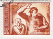 stamp with part of pic Michelangelo