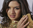 indian actress bhagya shree with jewellary