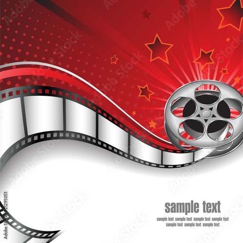Vector: Background with Cinema Motives Background with Cinema Motives