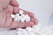 hand with pills