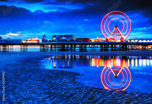 Photo: Blackpool seaside resort Blackpool seaside resort