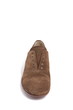 brown suede men shoe