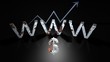 WWW business - dollar mark
