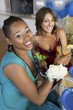 Teenage Girls Drinking at Party