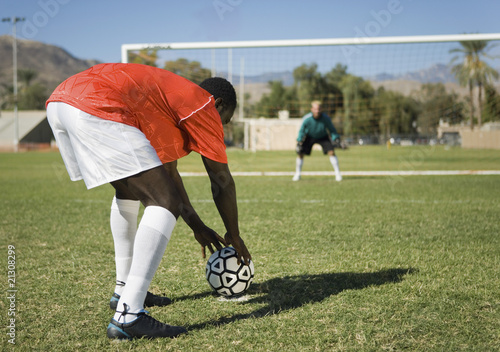 Photo: Soccer Player Preparing Free Kick Soccer Player Preparing Free Kick