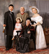 retro family portrait