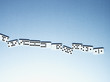 Directly above row of dominoes
