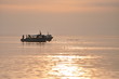 Coucher de soleil sur le port