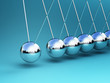 newton cradle 3d