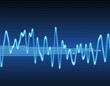 electronic sine sound wave