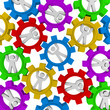 Synergy - Many People Turning in Gears