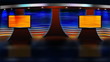 Virtual TV Studio News Set