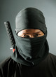 Ninja assassin portrait