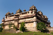 Jehangir Mahal Palace in Orchha, Madhya Pradesh, India.