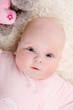 young baby on the floor