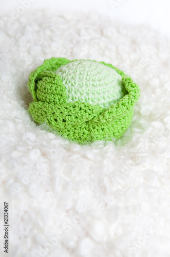 Photo: Knitted cabbage Knitted cabbage