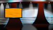 Virtual TV Studio News Set