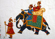 Fresque du Rajasthan-Udaipur-Inde Fresque du Rajasthan-Udaipur-Inde