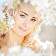 Spring bride portrait