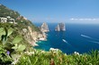 Blick auf die Klippen von Capri