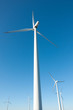 Windmill farm shot with wide angle