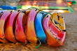 Stack of Kayaks