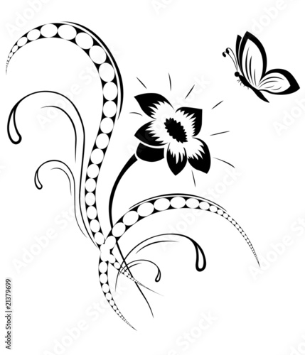 Flower pattern, tattoo flower pattern tattoo. Flower pattern, tattoo