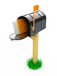 Mail box with letters