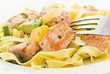 Nudeln mit Lachs