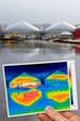thermography of a biogas plant
