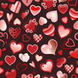 Love seamless pattern