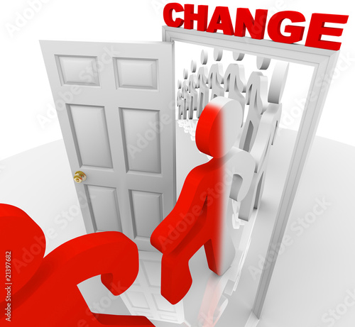 Illustration: Stepping Through the Change Doorway Stepping Through the Change Doorway