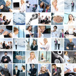 Collage of different business images Collage of different business images
