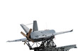 A drone on white background A drone on white background