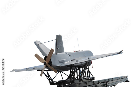 Photo: A drone on white background A drone on white background
