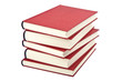 pile of books isolated
