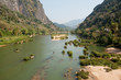 Fluss Nam Ou bei Nong Khiao in Laos
