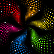 3d abstract dynamic rainbow background