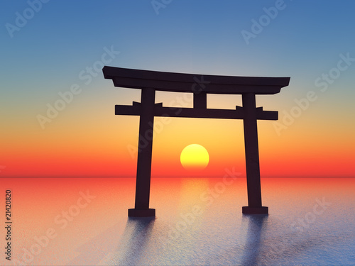 Illustration: torii torii
