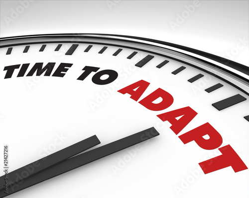 Photo: Time to Adapt - Clock Time to Adapt - Clock