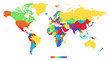 Worldmap in rainbow colors Worldmap in rainbow colors