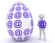 female and easter egg in email female and easter egg in email