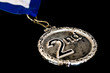 Second place medal