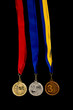 Winning medals