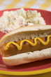 Vegan Hot Dog and Potato Salad