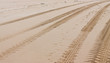 Traces dans le sable