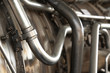 closeup of industrial metal pipes and tubing closeup of industrial metal pipes and tubing